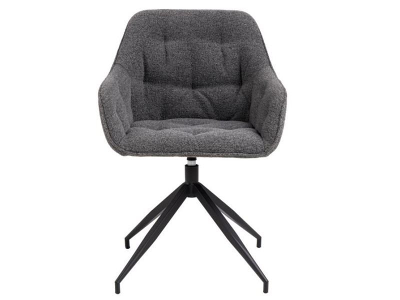 Krzesło Brooke obrotowe antracytowe Monza - ACTONA